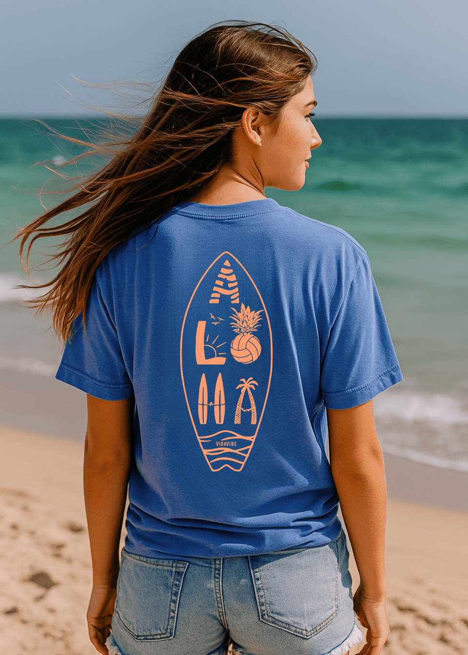 Aloha Volleyball Tee